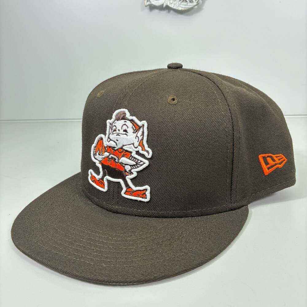 New Era Cleveland Browns Brownie the Elf 59FIFTY Fitted Hat Size 63.5cm